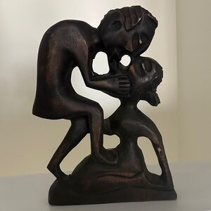 Authentic Wooden African Sculpted Art